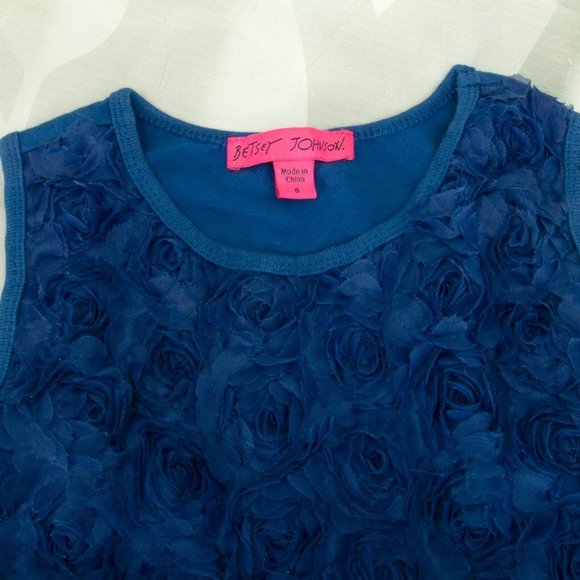 Betsey Johnson Girls Designer Rose Tutu Dress - Picture 5 of 11